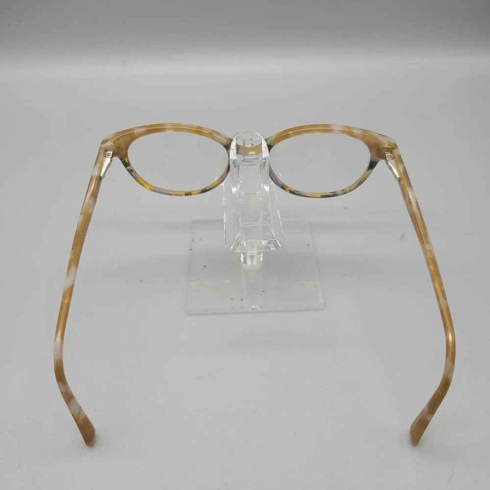Jill Stuart JS 375-1 Cat Eye Eyeglasses Tan Cream Marbled Tortoise 50-19-140